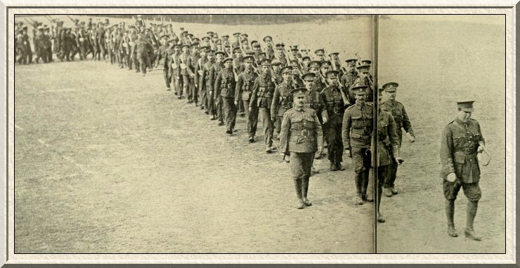 The new army in the making at Aldershot.