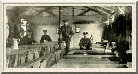The interior of the sergeants' mess at Grey Towers, Hornchurch.