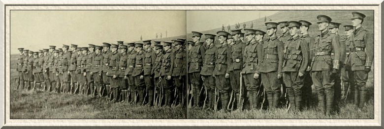 A fully-trained company of Kitchener's army—all ready for the
field.