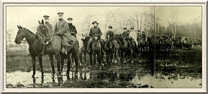 The Middlesex Imperial Yeomanry have been engaged on Wimbledon
Common in the work of breaking-in mounts for the army.