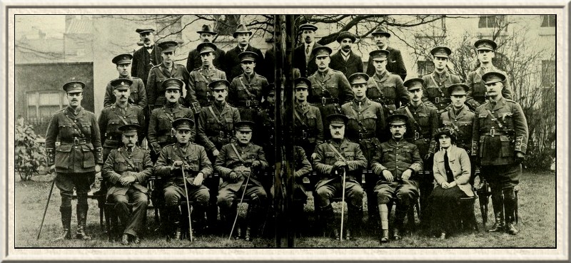 Officers of the Army Service Corps at the Army Reserve Depot,
Deptford.