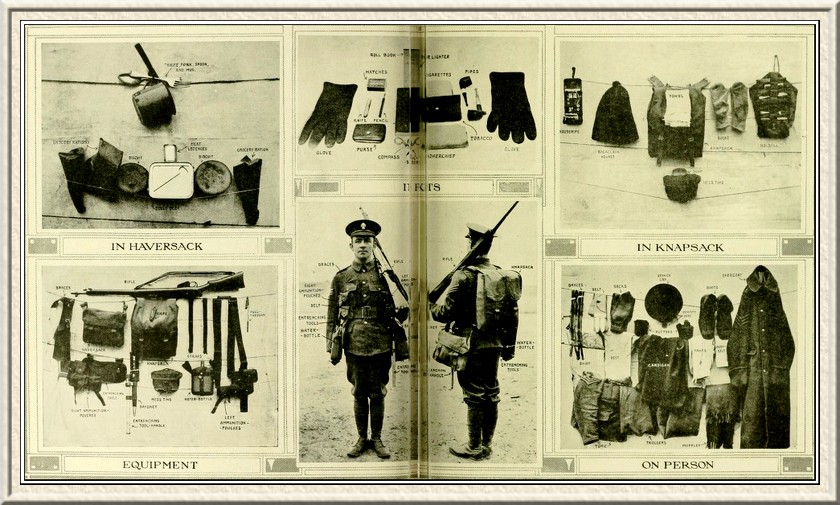 The British soldier's burden in the firing-line pictures from A to
Z.