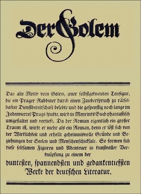 Der Golem Cover Image