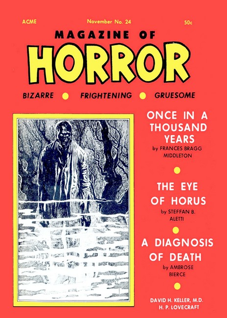 Magazine Of Horror, November 1968 Cover