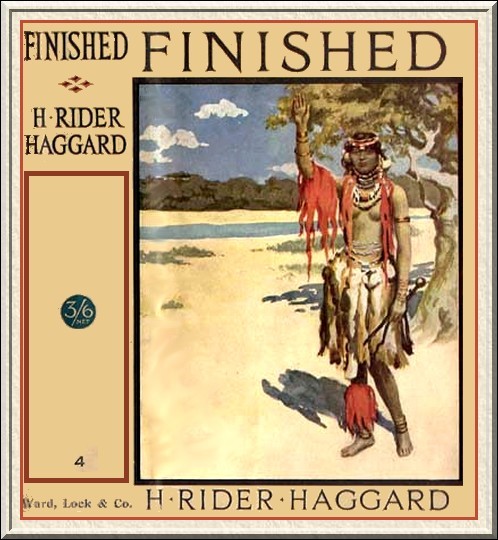 'Finished' - Cover of Ward Lock edition.